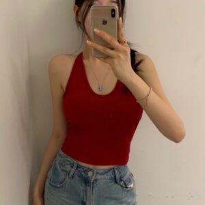 現貨 帶bra微V背心